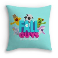 Housse de coussin Fall Guys turquoise